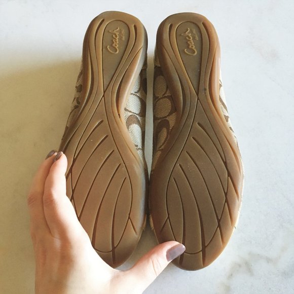 New! Coach Cecile signature ballet flat shoe NWOT - Picture 8 of 10